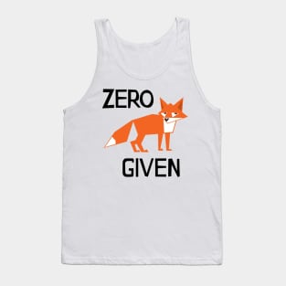 Zero Fox Given Tank Top